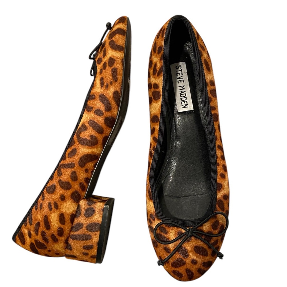 steve madden cheetah print flats